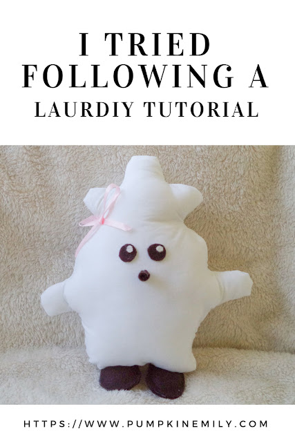 I Tried Following a LaurDIY Tutorial | No Sew Baby Chick Pillow