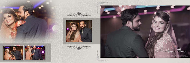 Muslim Marriage Photo Album Design 12x36 PSD Marriage Photo Album Design