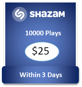 10000 buy Shazam Plays
