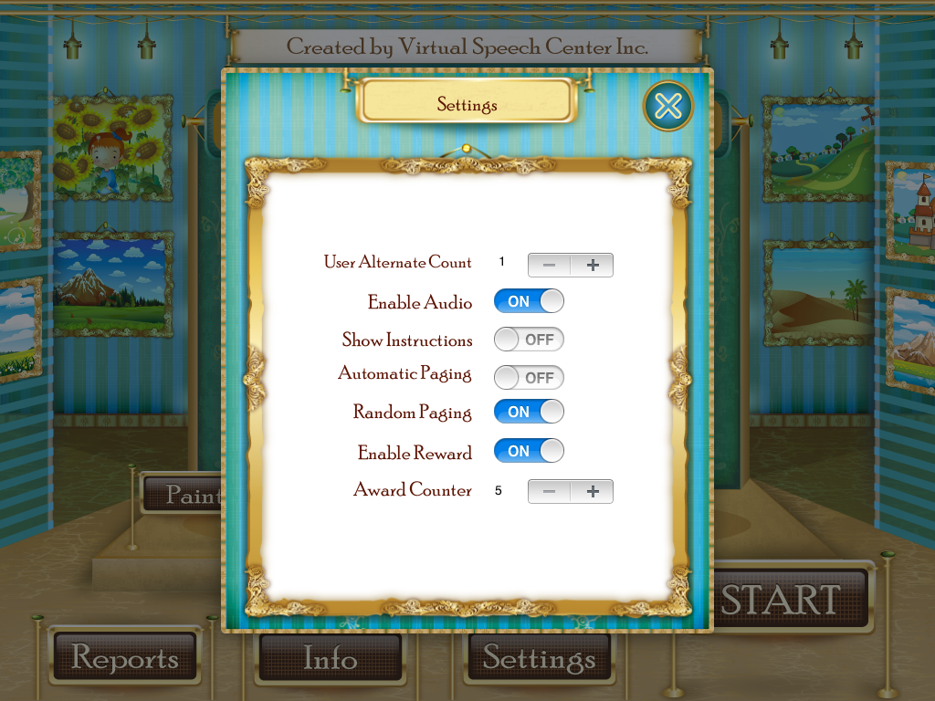 Reading Comprehension Stories Introducing, Describe with Art! ((App