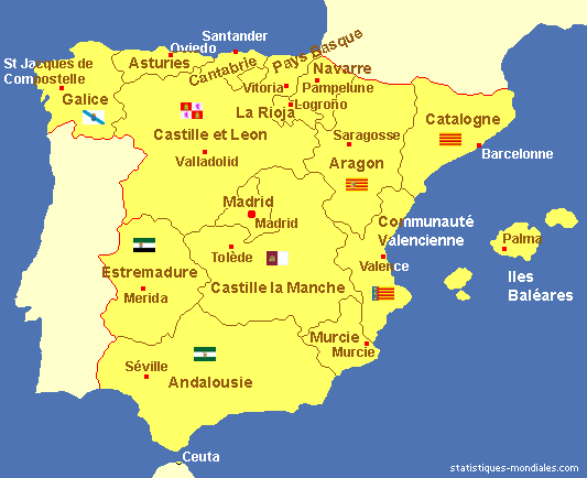 Get Espagne Carte Background