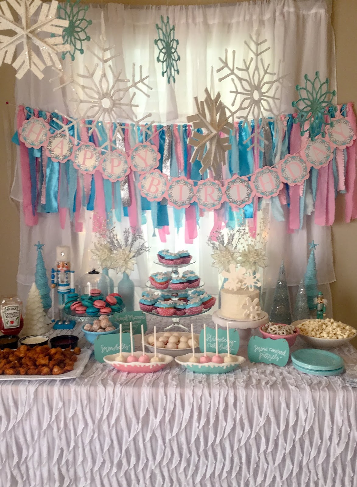 Faith, Trust, & Pixie Dust: Audrey's Winter ONEderland 1st Birthday Party