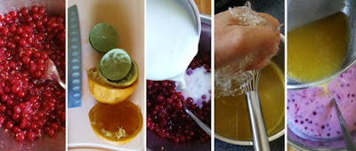 Zubereitung Buttermilch-Johannisbeer-Dessert Zubereitung Buttermilch-Johannisbeer-Dessert