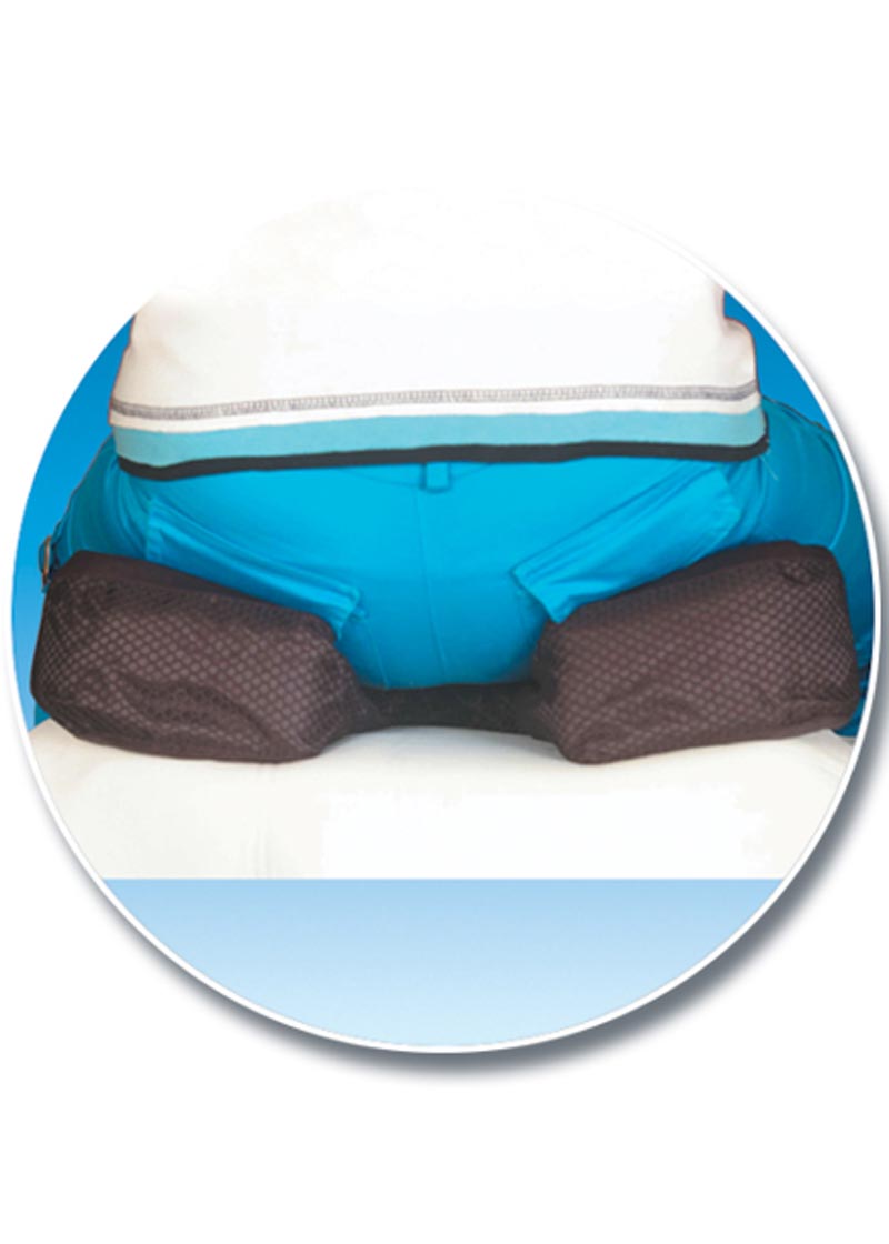 Gel Coccyx Seat Cushion For Extra Comfort with Base of Tappered PU Foam
