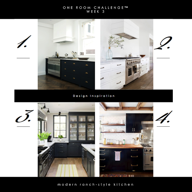 ONE ROOM CHALLENGE WEEK 3 MODERN RANCH STYLE KITCHEN