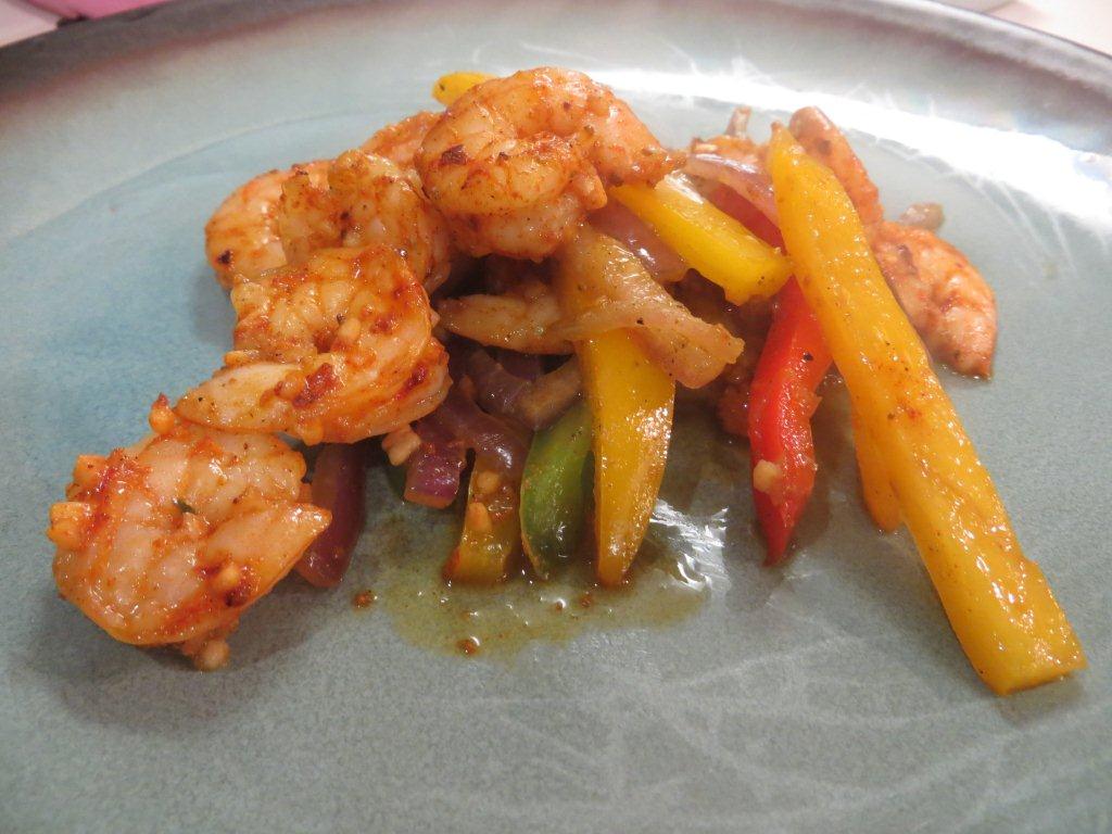 Cooking with Joanna Roasted Shrimp with Peppers and Onion
