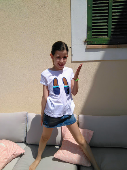 camsieta zapatos diy