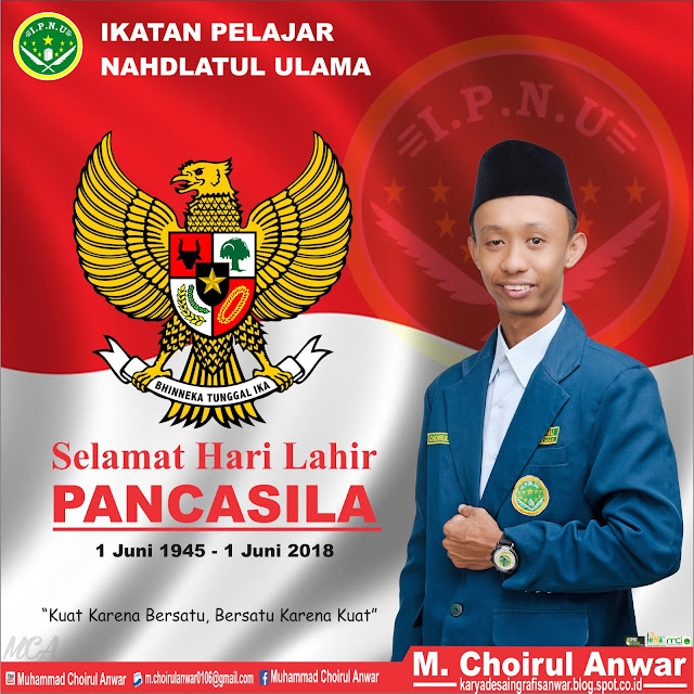 KARYA dan DESAIN GRAFIS Selamat Hari Lahir Pancasila 2018