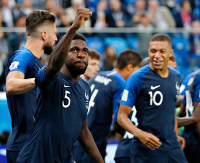 2018FIFAワールドカップ フランス対ベルギー