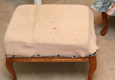 footstool before