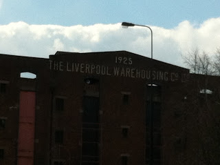 Ghost sign for the Liverpool Warehousing Company, Old Trafford, Manchester 