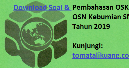 Soal Pembahasan Osk Osp Osn Kebumian Sma 2019 Pdf