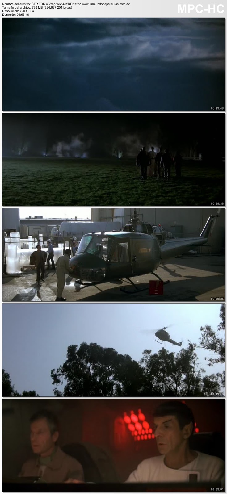 Capturas de la película.