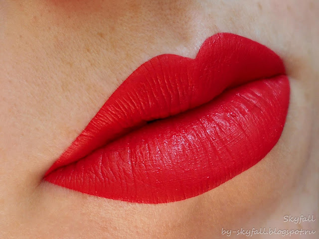 матовая помада Pierre Rene Matte Fluid Lipstick 08 Crimson Red, отзывы
