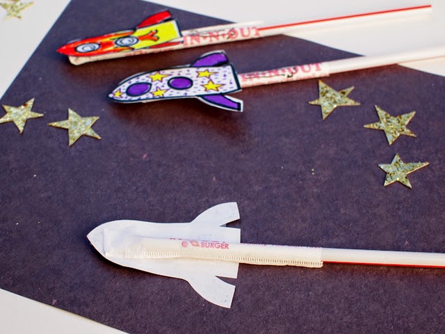 Straw Rockets | งานฝีมือเด็กเล็ก