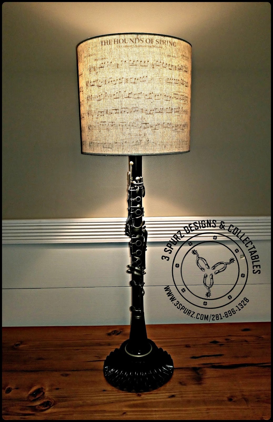 3 Spurz DandC Repurposed /Refurbished Creations!! lamp with