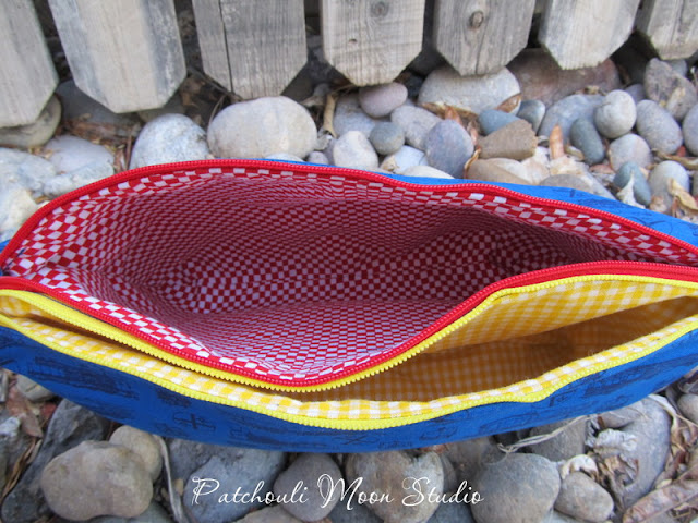 Patchouli Moon Studio~ Filigree Double Zip Pouch
