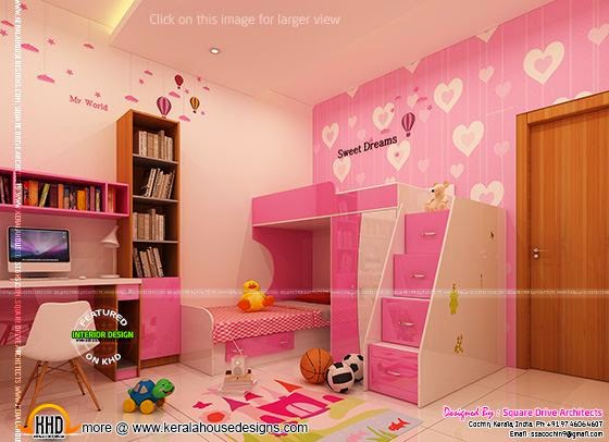 Kids room interior