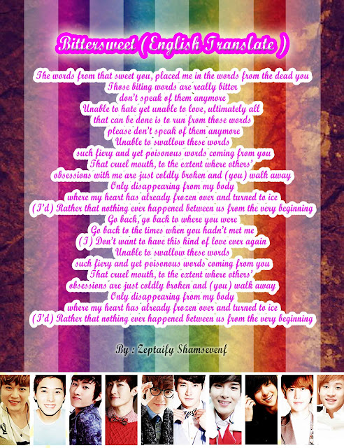 i like korea i love indonesia: lirik lagu bittersweet super junior