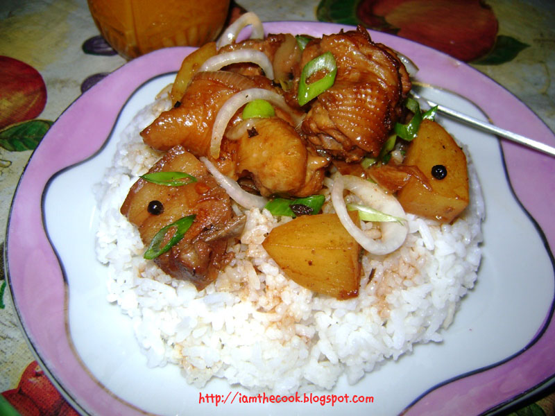 i am the cook!: Spicy Chicken and Pork Adobo