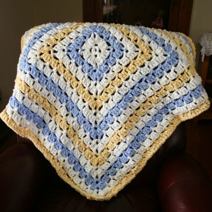 From the Middle Baby Blanket - Free Pattern
