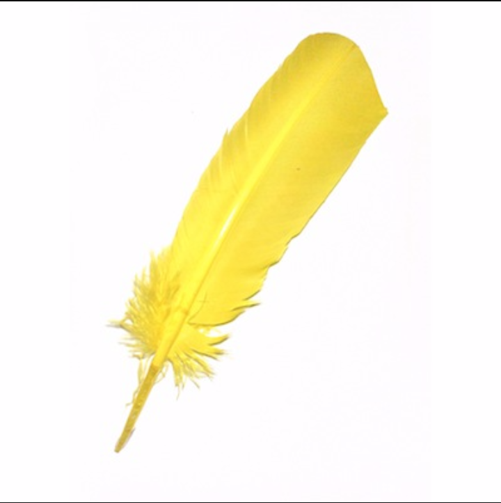 Желтое перо
