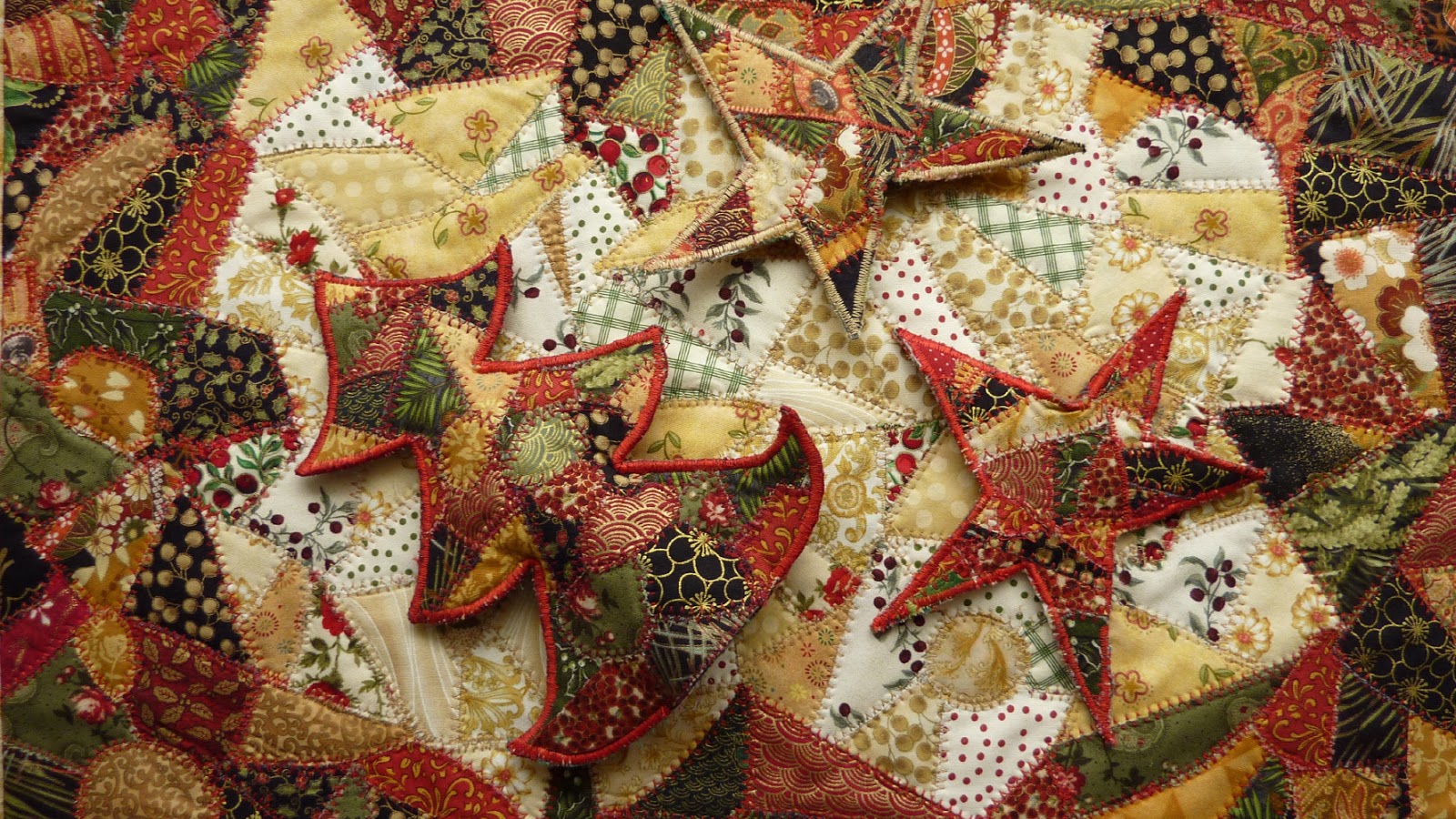 Busy Bee No. 16: A New York Beauty Christmas Quilt