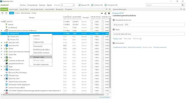 NetLimiter Pro full imagenes