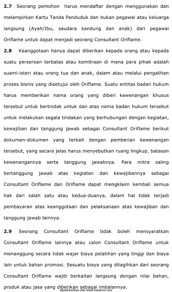 Syarat Pendaftaran Member Oriflame syarat-pendaftaran-member-oriflame