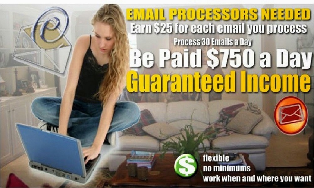 Email processing job work from home