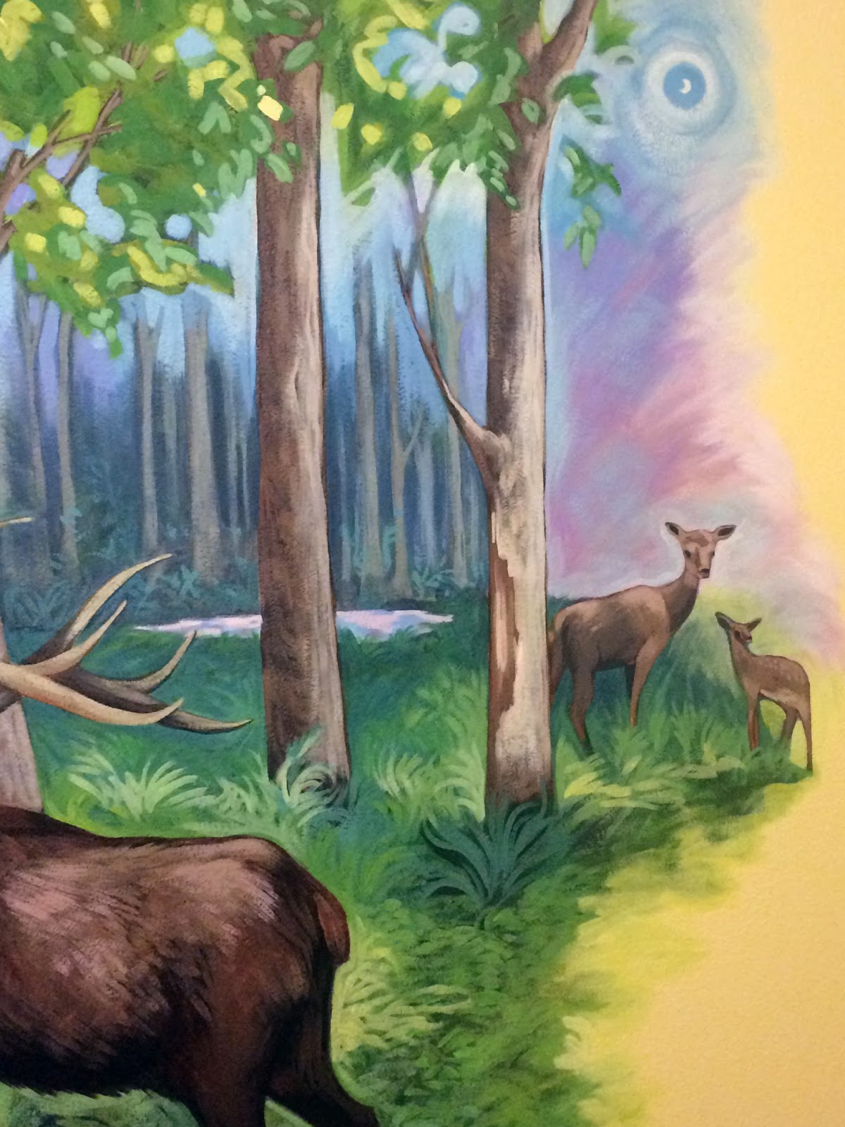 The Talking Walls A Hunting Mural for the Whole Fam