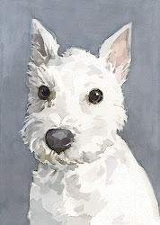 dog watercolor painting pet portraits portrait custom dogs watercolors paintings couple pets comics february scheirer david watercolours 5x7 dswatercolors studiotuesday