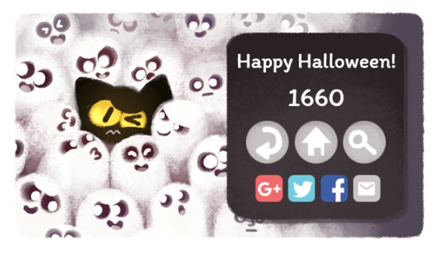 Google Celebrates Halloween With Doodle Game Assistant Interactions