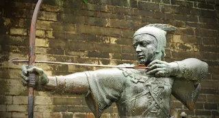 archer statue in midlands england