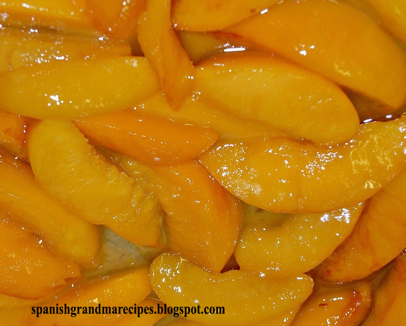 Spanish Grandma Recipes Peaches in wine