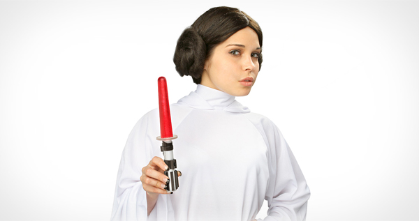 Star Wars Glowing Lightsaber Ice Pop Maker Princess Leia