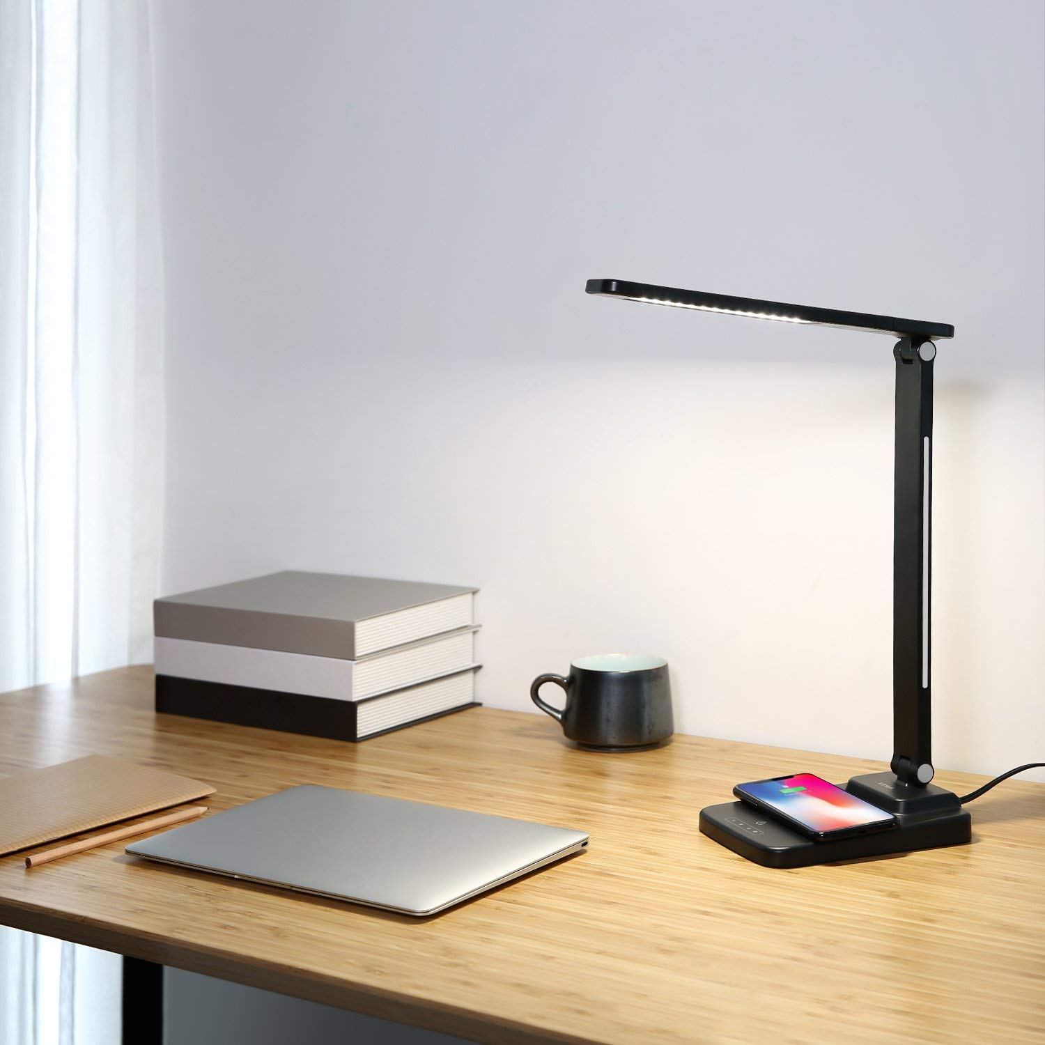 Papij Deals 29.97 (Reg.39.99) AUKEY LED Desk Lamp with Wireless