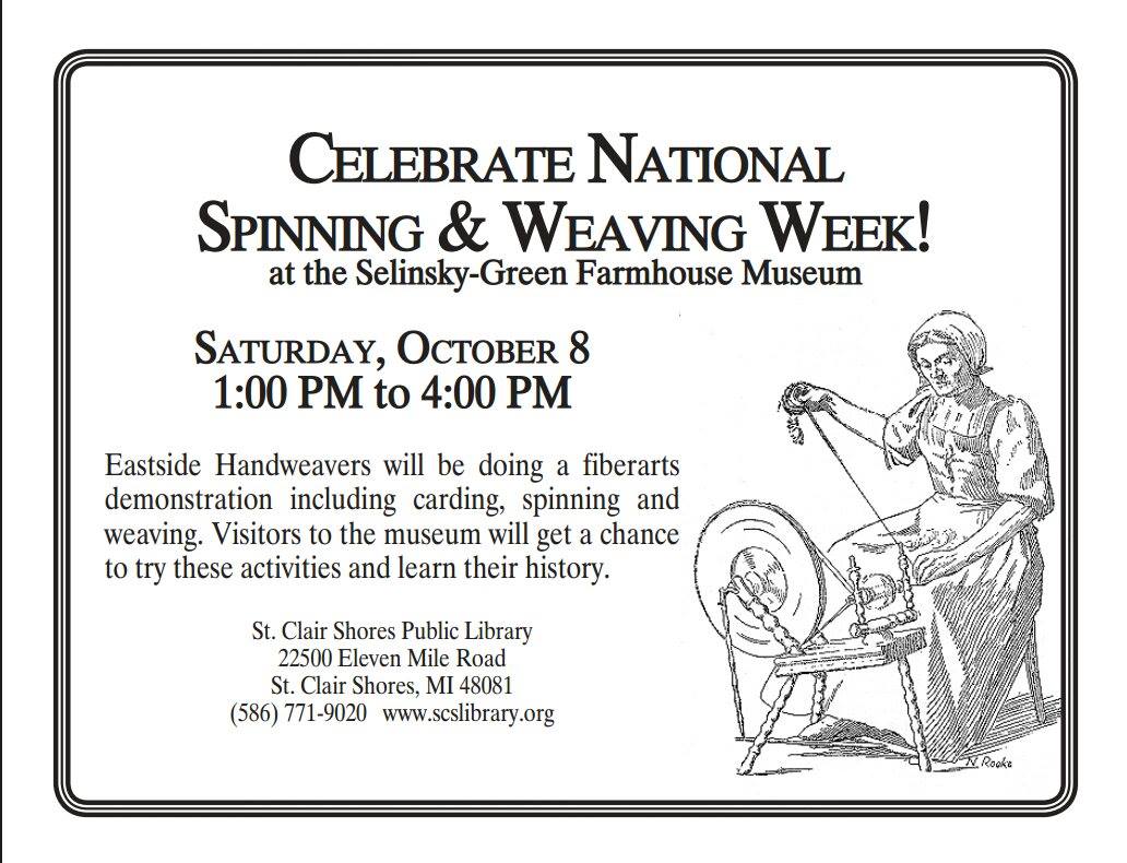 Eastside Handweavers Spinning & Weaving Week
