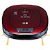 LG HOM-BOT Wi-Fi Enabled Robotic Vacuum, with 6 Smart Cleaning Modes, for Carpets, Hardwood and Tile, CR3365RD, Ruby Red Vacuum