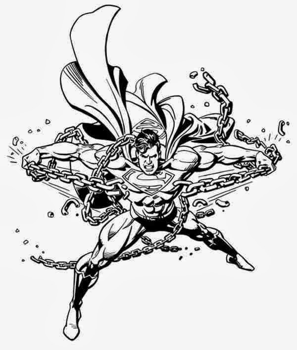 man of steel online coloring pages - photo #20