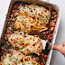 GARLIC BUTTER TOMATO BAKED CHICKEN WITH MOZZARELLA