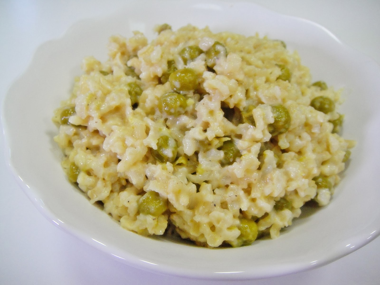 Maryam's Culinary Wonders 587. Green Pea Brown Rice Risotto (Baked)