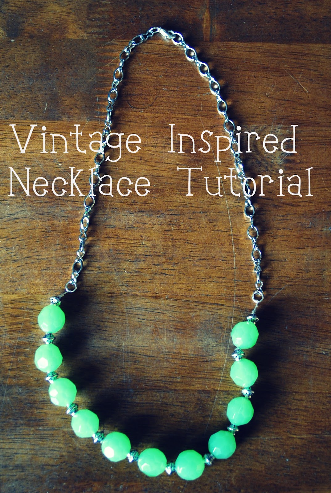 DIY: Easy Vintage-Style Beaded Necklace Tutorial