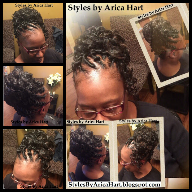 stuffed twist with curls hair styles