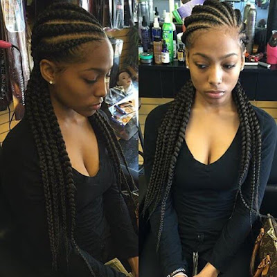 24+ ways To Do Feed In Ponytail with Side Braids Hairstyles Similar to cornrows feed in braids are the new and hip style of 24+ ways To Do Feed In Ponytail with Side Braids Hairstyles