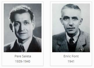 Los ajedrecistas del Club d’Escacs Mataró Pere Saleta y Enric Font