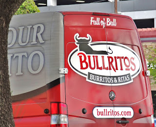 BULLRIOTOS BURRITOS & RITAS (logo on delivery van) BULLRIOTOS BURRITOS & RITAS (logo on delivery van)