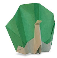 Peacock Origami