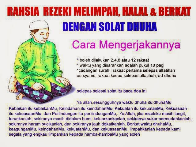 Cara Solat Dhuha Yang Mudah, Ringkas & Betul. Dengan Doa ...