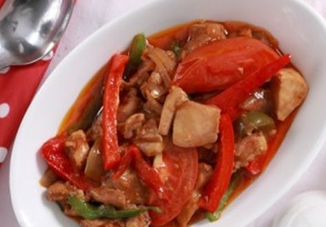 ayam paprika pedas ayam paprika pedas